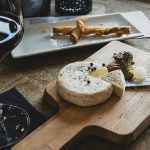 french food, cheese on board